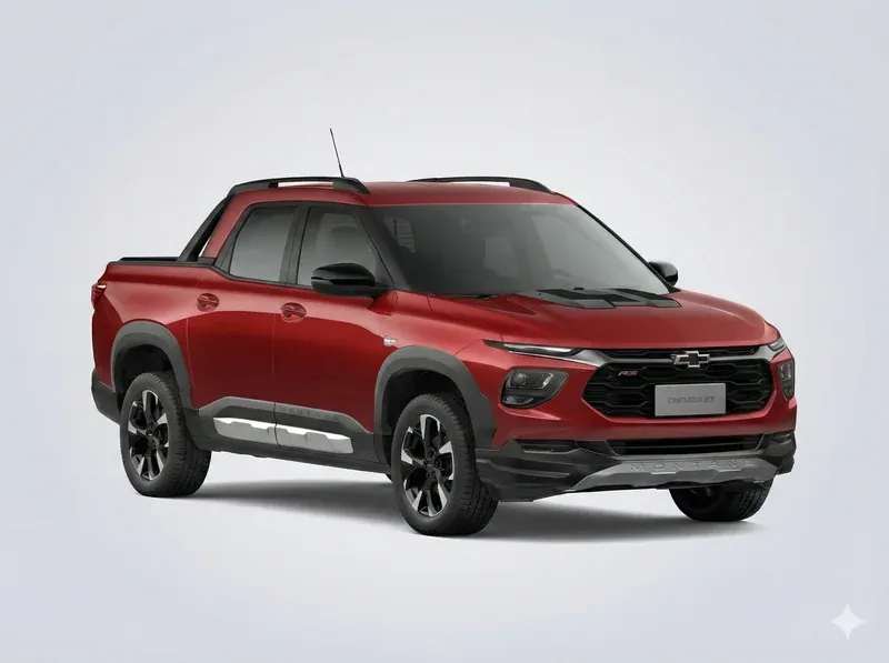 Chevrolet Montana 2026 pickup compacta color rojo