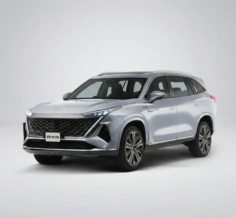 MG RX9 2025 SUV grande 7 pasajeros vista frontal