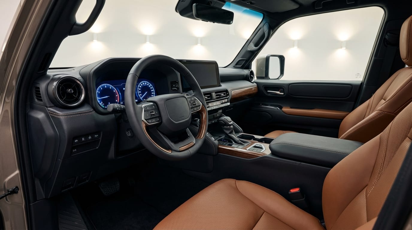 Toyota Land Cruiser Prado 2025 VX-L - Interior premium con pantalla táctil