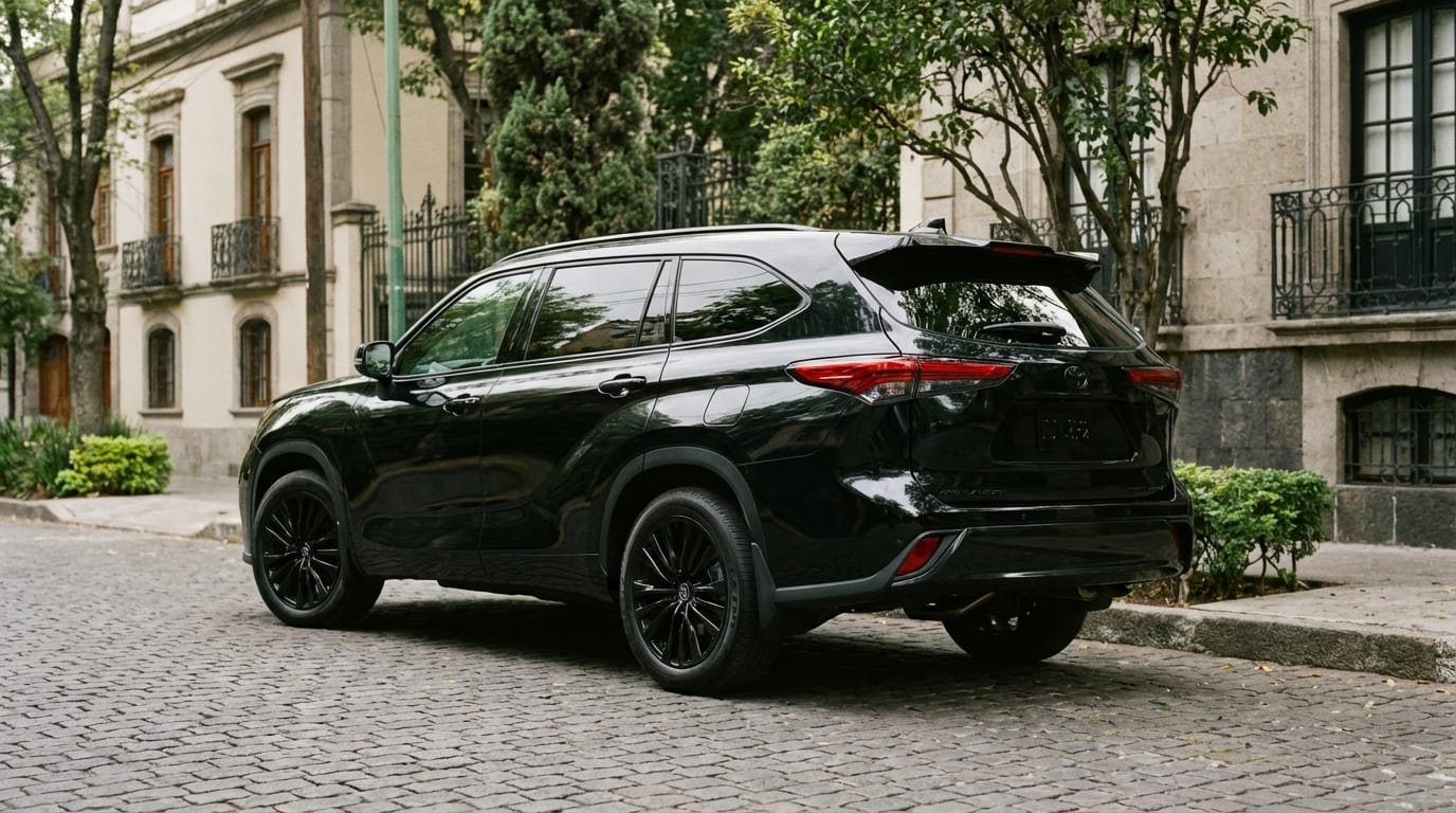 Toyota Highlander 2025 - Vista trasera y proporciones SUV