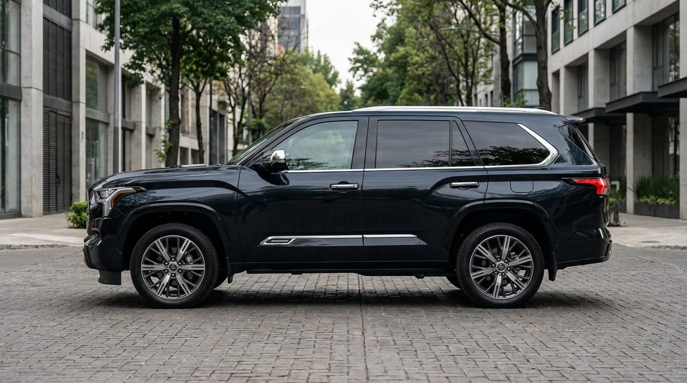 Toyota Sequoia 2025 - Vista lateral mostrando diseño y proporciones