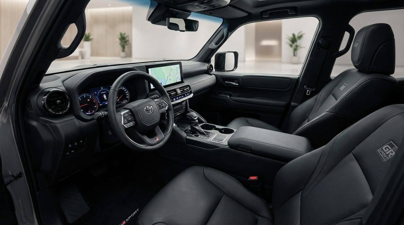 Toyota Land Cruiser GR Sport 2024 - Interior y tablero de instrumentos