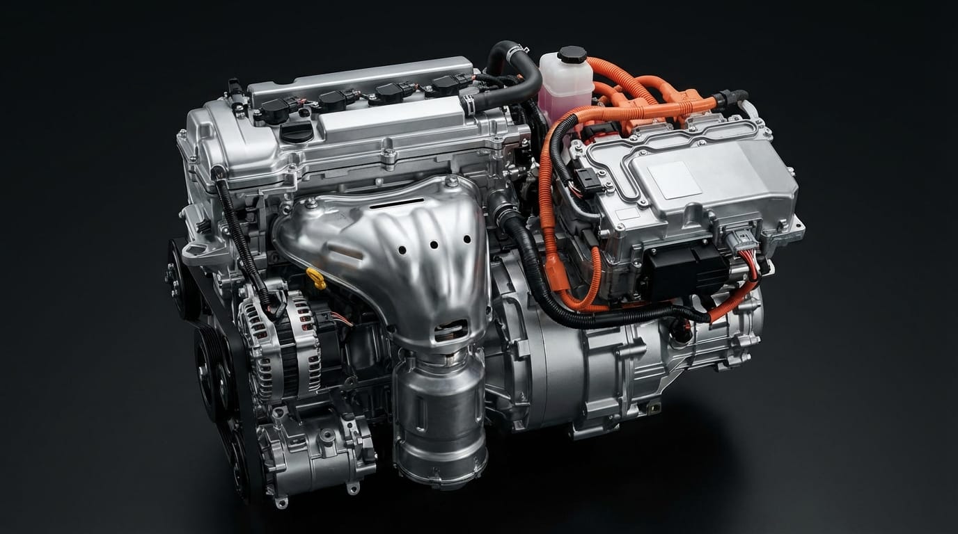Toyota Hybrid Synergy Drive - Vista detallada del sistema de propulsión híbrido