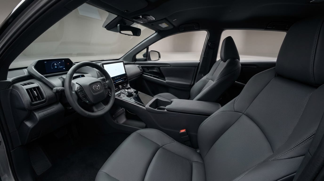 Toyota bZ4X 2026 - Interior moderno y espacioso para uso como taxi