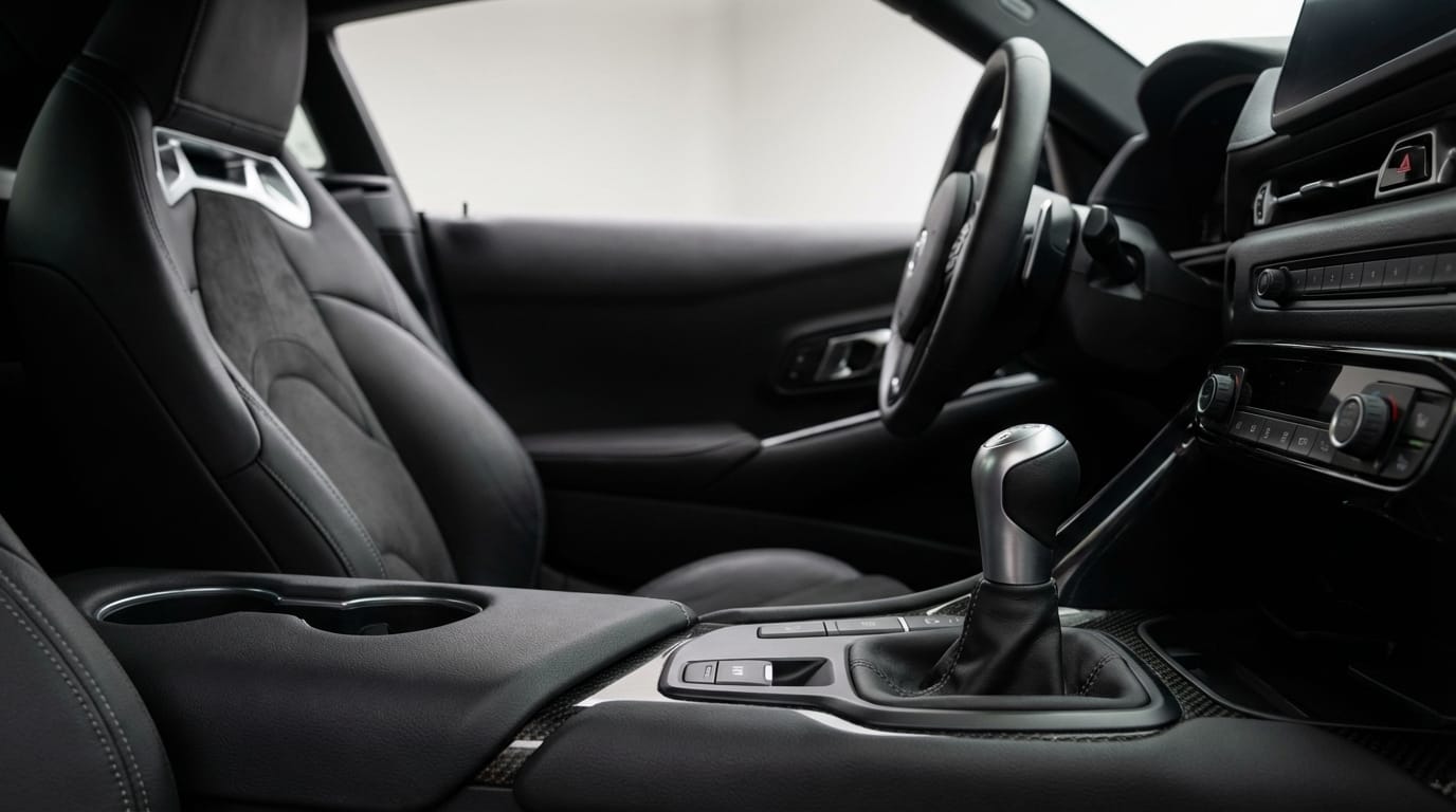 Toyota GR Supra 2023 - Interior y nueva palanca de cambios manual de 6 velocidades