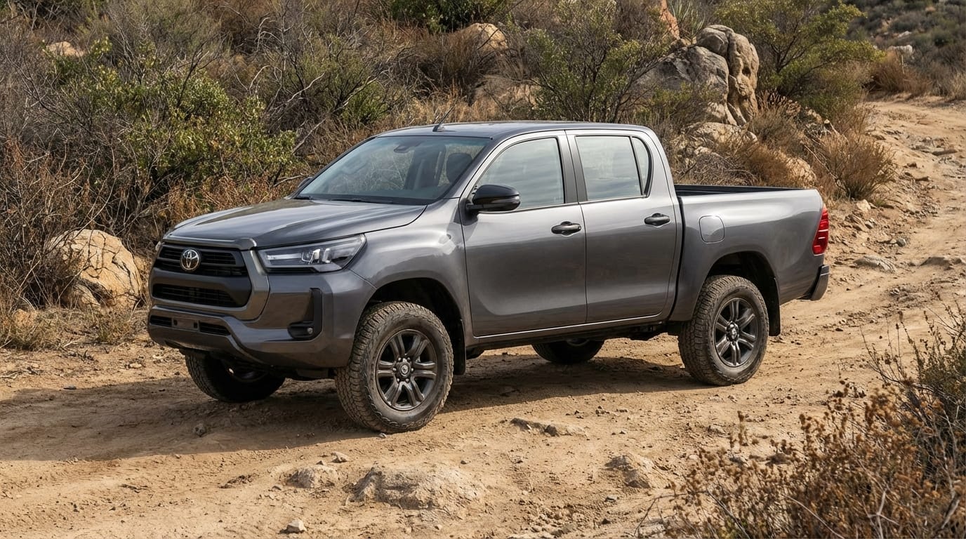 Toyota Hilux 2025 en terreno agreste - Ejemplo de durabilidad y robustez