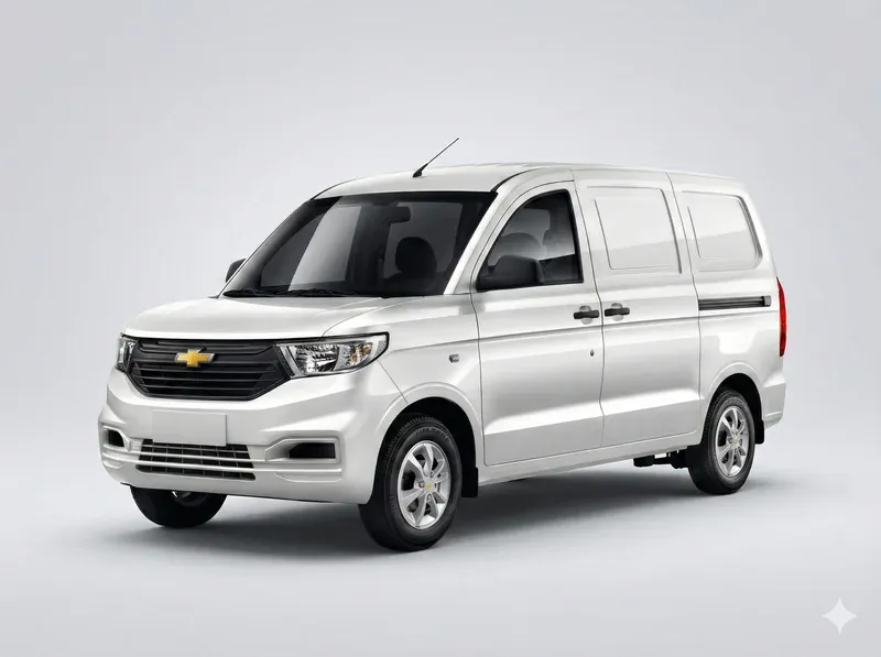 Chevrolet Tornado Van 2026 vehículo de carga blanca