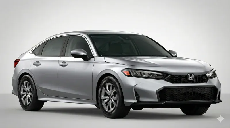 Honda Accord 2026 sedán ejecutivo color negro vista lateral