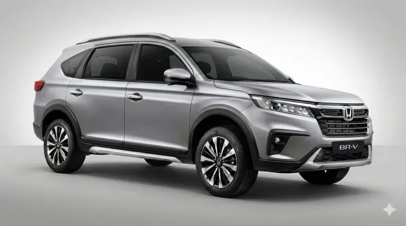 Honda BR-V 2026 SUV 7 pasajeros color blanco vista lateral
