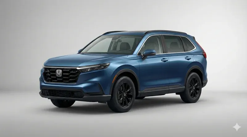 Honda CR-V 2026 SUV familiar color blanco perla vista frontal