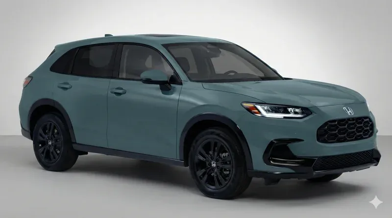 Honda HR-V 2026 SUV compacto color azul vista frontal