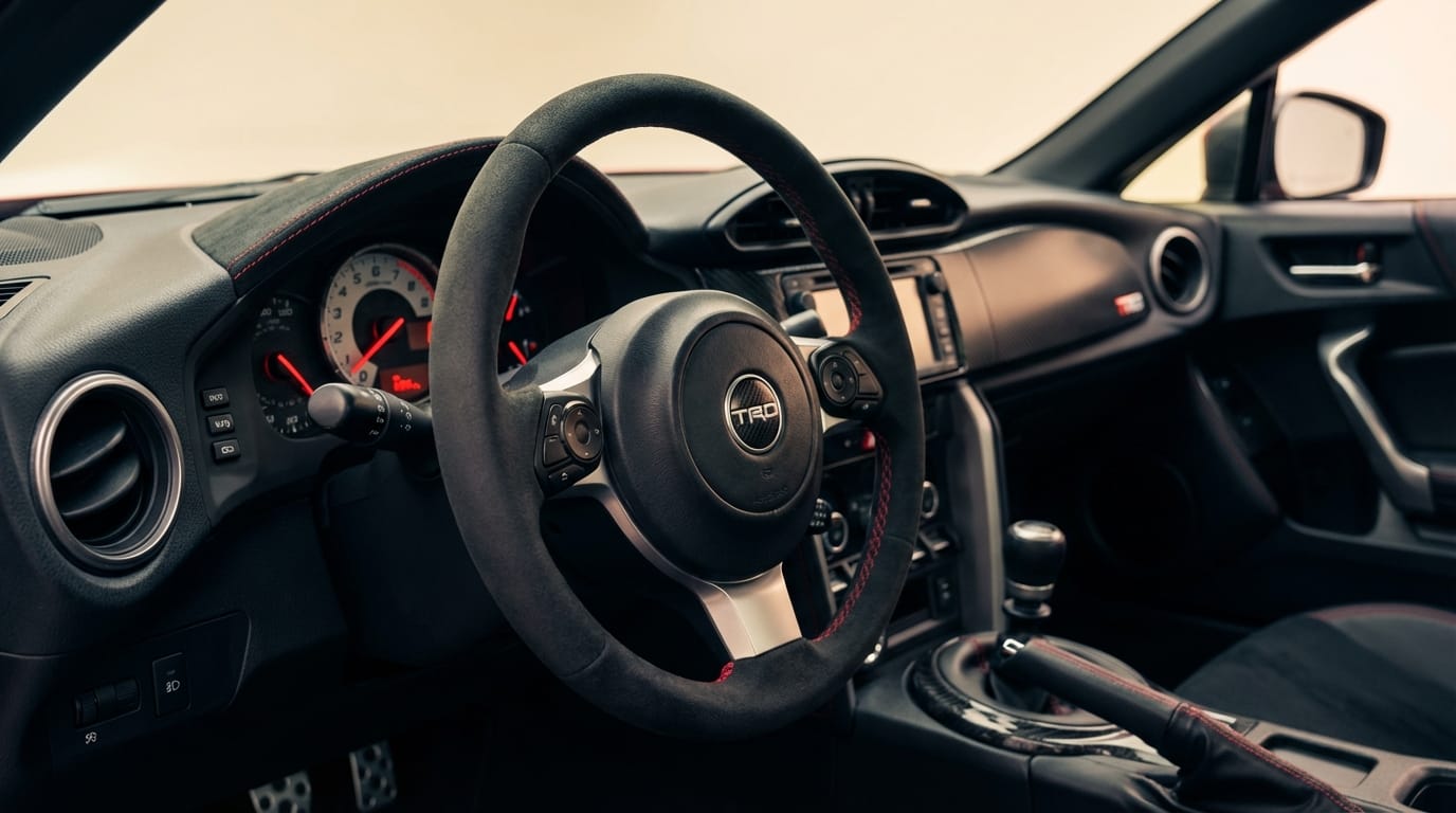Toyota 86 TRD - Interior y volante deportivo