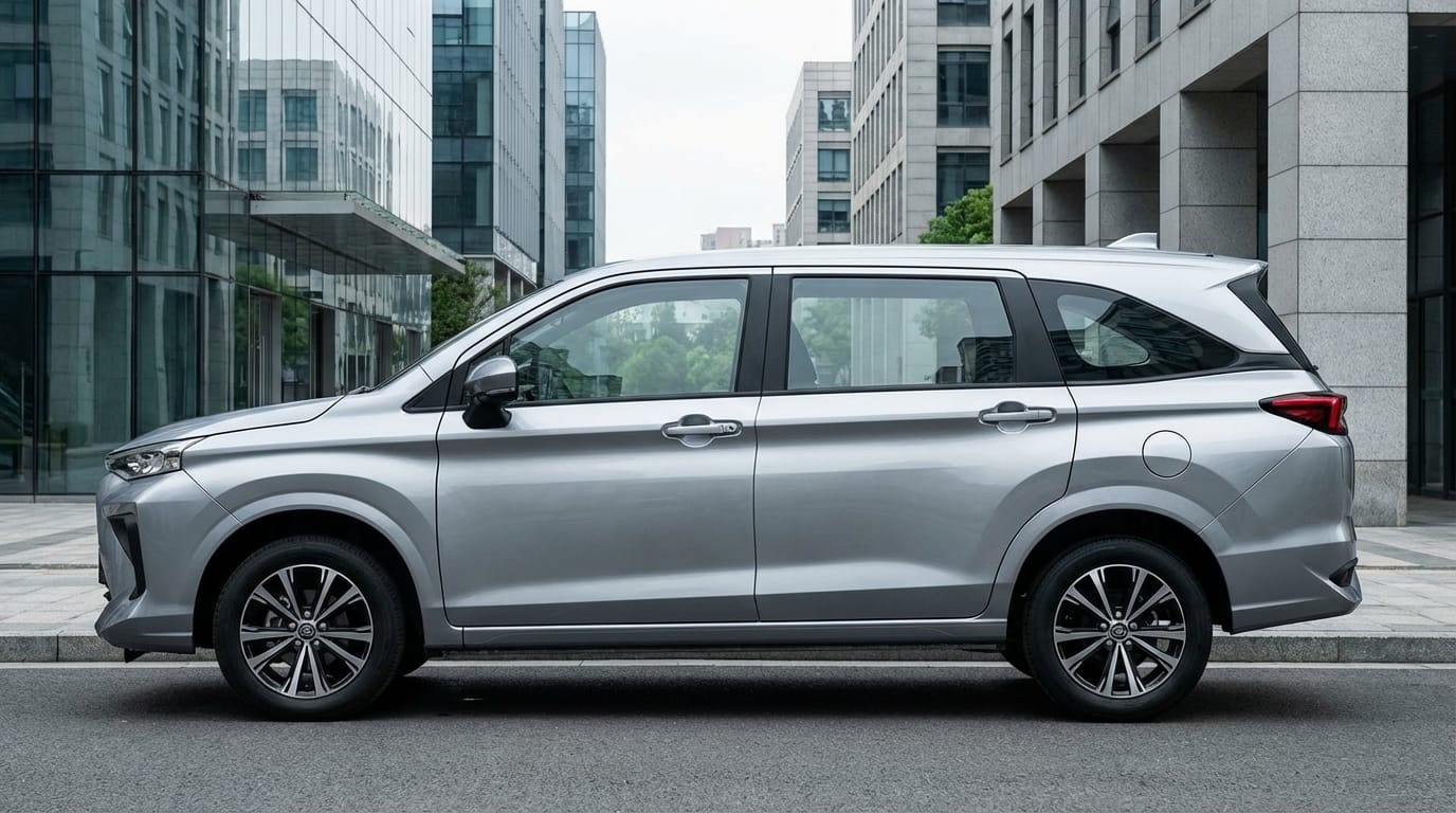 Toyota Avanza 2022 - Vista lateral mostrando su diseño de MPV