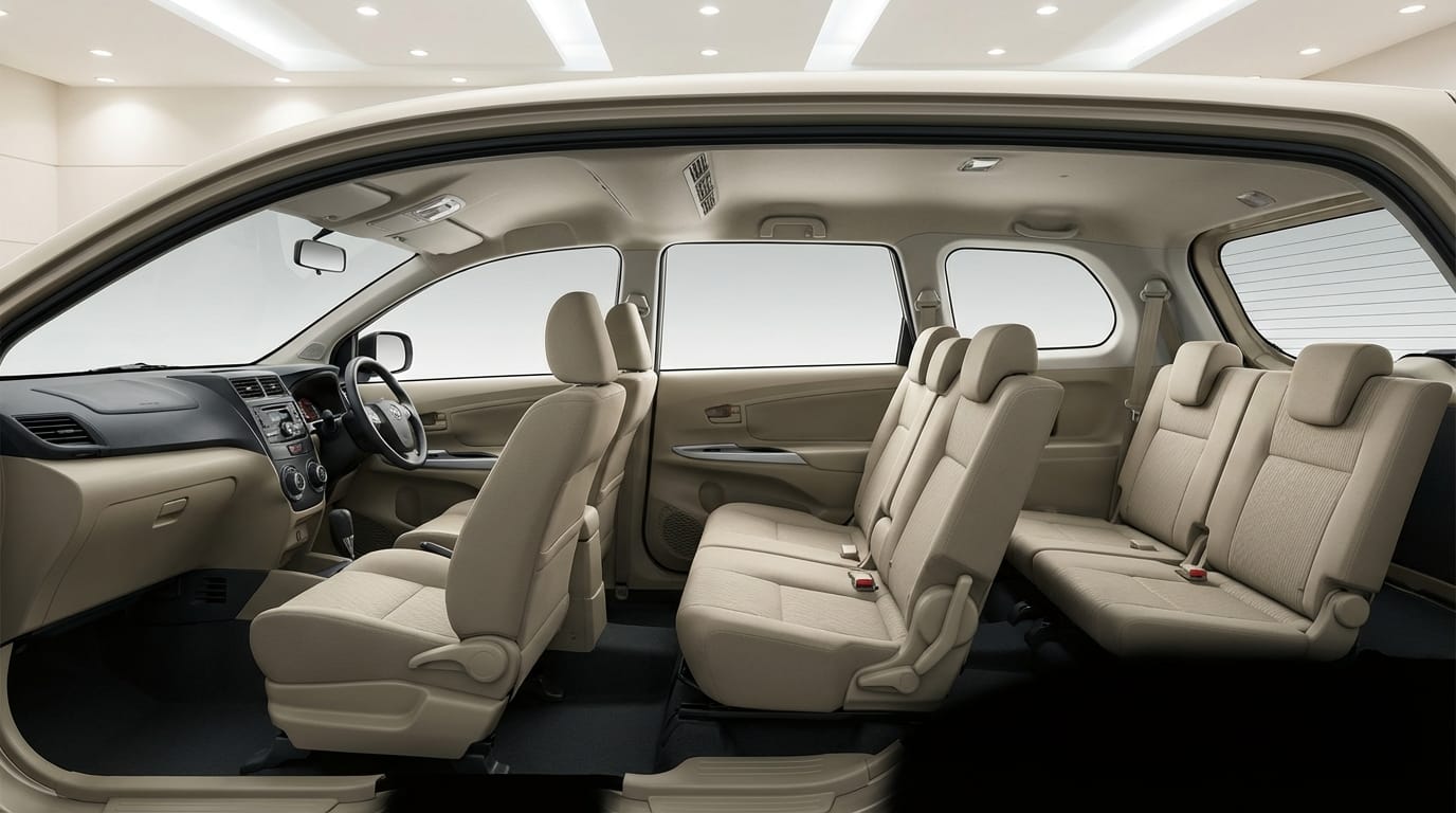 Toyota Avanza 2022 - Interior espacioso con 7 asientos