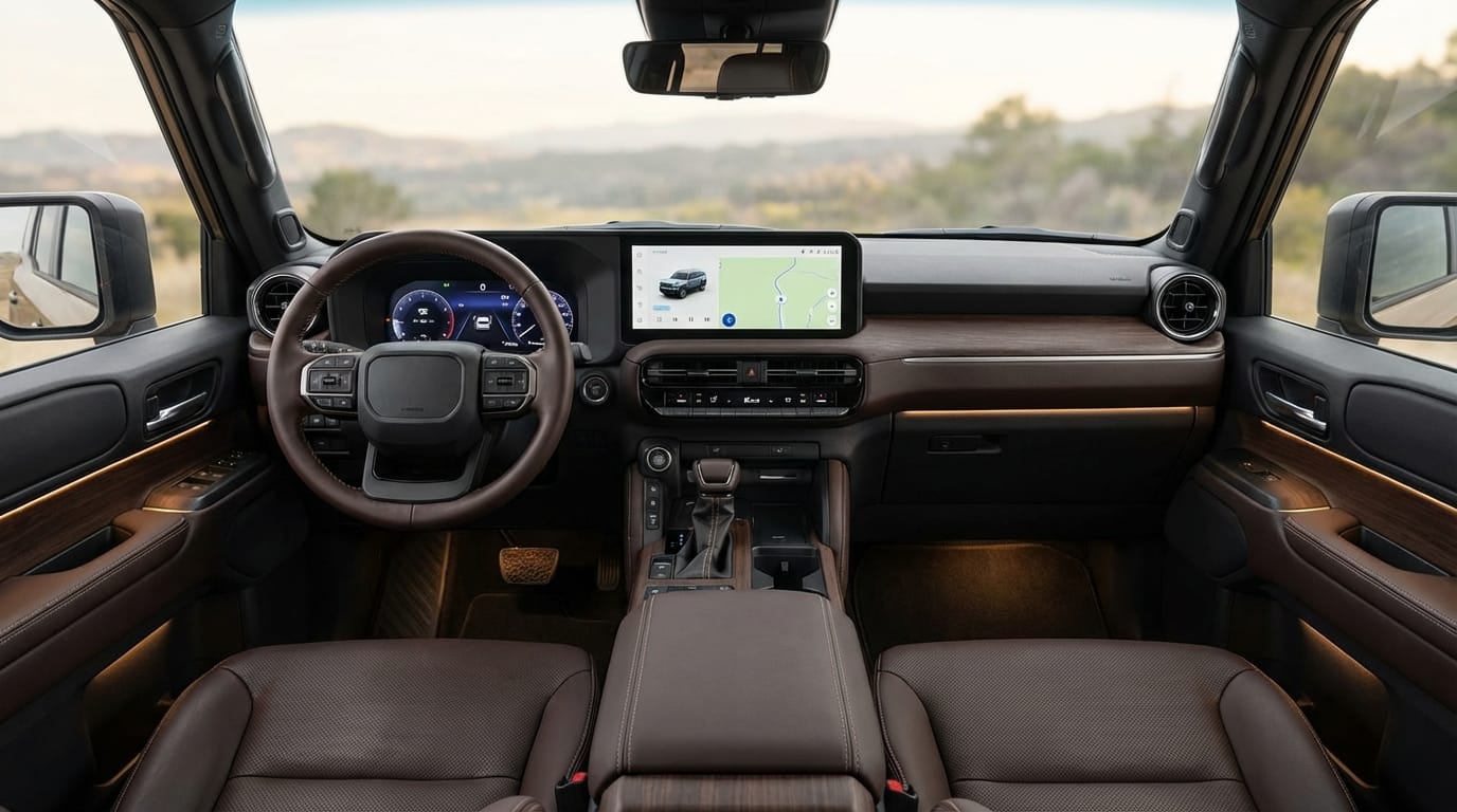 Toyota Land Cruiser 250 2025 - Interior y panel de instrumentos