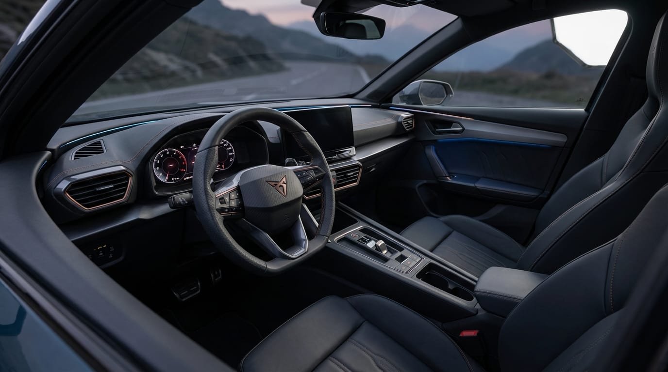 Interior deportivo y tecnológico del Cupra Formentor VZ 2025