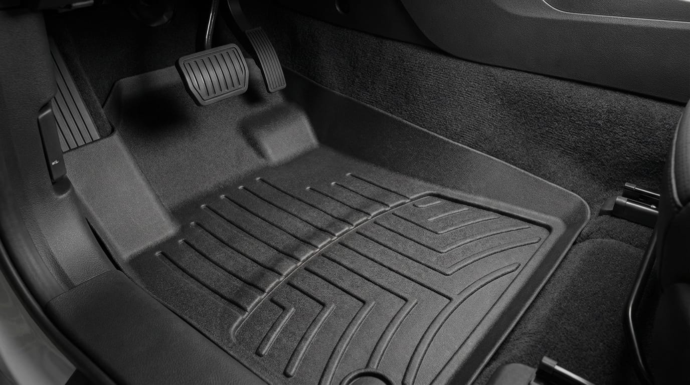 Detalle de textura y diseño de los tapetes WeatherTech