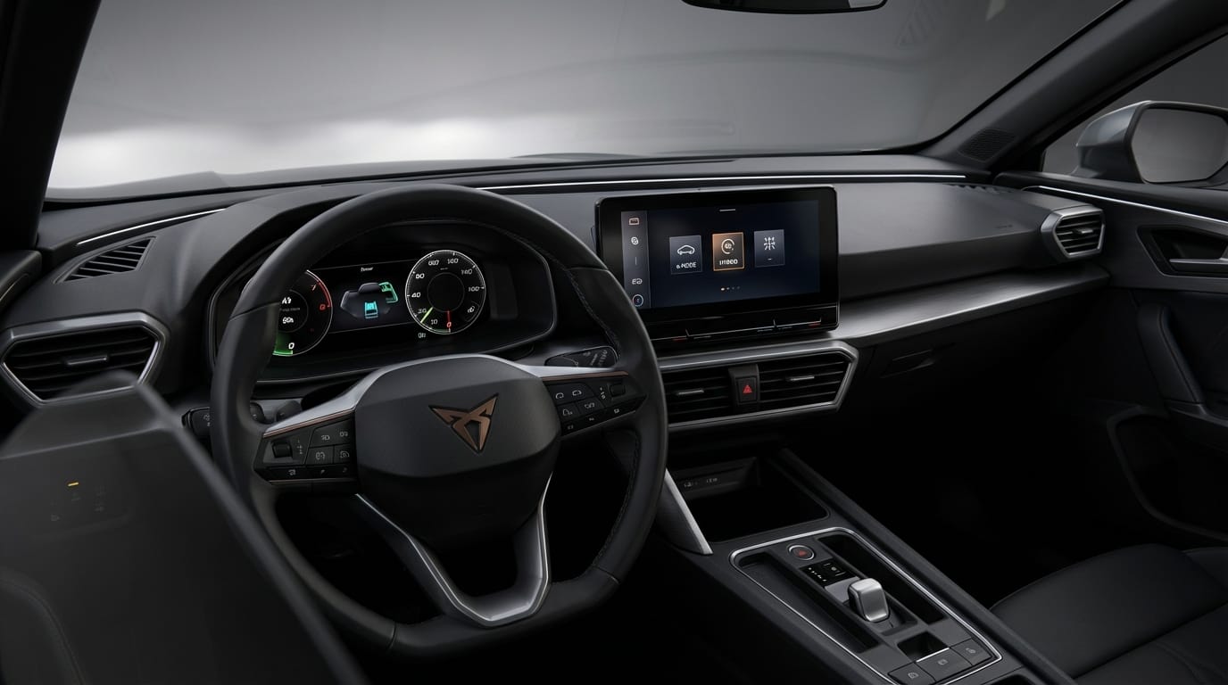 Los SUV Híbridos Enchufables Más Baratos - Interior tecnológico del Cupra Formentor e-Hybrid