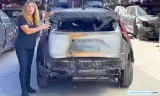 Kia e-Niro Quemado