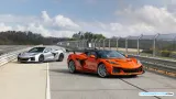 Gráfica o imagen del Corvette ZR1X 2026 mostrando su aceleración o velocidad máxima.