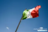 Bandera De Italia Lista Para El Desafio A Cerdeña