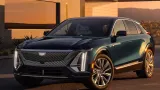 Vehículo SUVs Elétricos Azul oscuro con detalles brillantes.