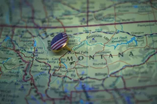 Localidad de montana mapa