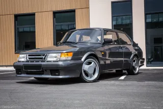 Saab 900 Turbo Gris