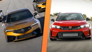 Honda Civic Type R vs Integra Type S
