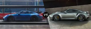 Porsche 911 Turbo S vs GT3