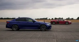 Audi R8 RWD vs BMW M5 Competition