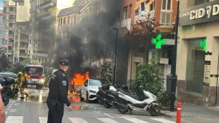 Incendio de Coche Eléctrico Municipal en Calpe