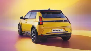 Renault 5 Un hatchback moderno con un estilo vibrante en color amarillo, Gran Coche Elétrico Compacto