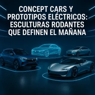 Imagen que muestra unos prototipos Eléctricos sin duda alguna una maravilla automotriz