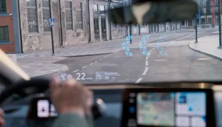 El futuro de la conducción: esta imagen muestra cómo será manejar con realidad aumentada