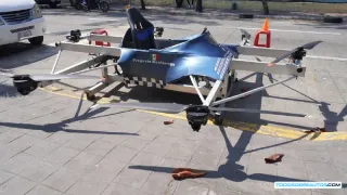 Vehículo Mantarraya primer carro volador