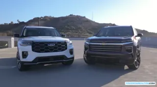 Ford Explorer 2025 vs. Chevy Traverse 2024