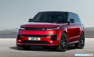 Vehículo Range Rover Rojo