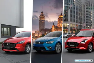 Suzuki Swift vs SEAT Ibiza vs Mazda 2