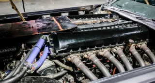 Rolls-Royce con motor de avión de la II Guerra Mundial