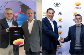 Repsol con Kia y Toyota