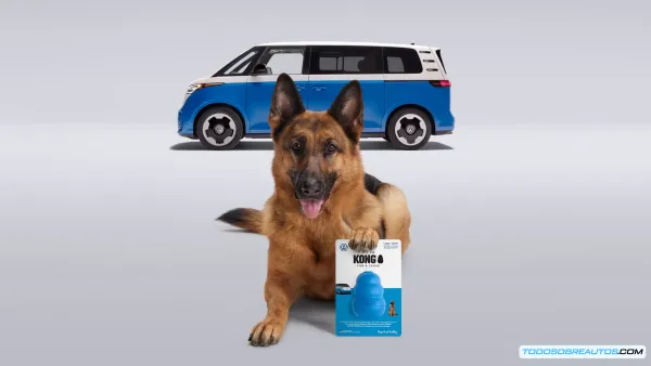 Volkswagen ID. Buzz inspira juguete para perros de edición limitada: KONG y VCA Charities se unen por una noble causa