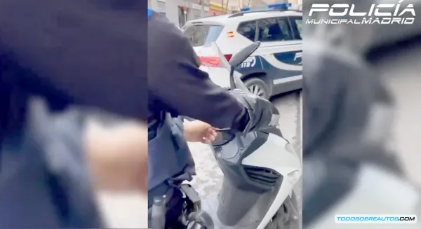 Detención en Madrid: Policía Municipal Encuentra Cocaína Oculta en Manoplas de Scooter - Análisis del Incidente