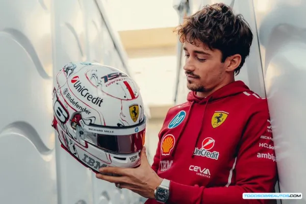 Charles Leclerc Celebra 150 Grandes Premios en Japón con Casco Especial: Diseño, Significado y Expectativas en Suzuka