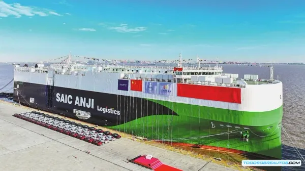 Anji Ansheng: El megabuque de MG que redefine la logística global de autos