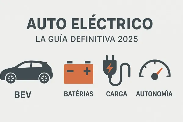 Auto Eléctrico: La Guía Definitiva 2025 – Todo sobre Modelos, Baterías, Carga, Autonomía, Precios y Futuro