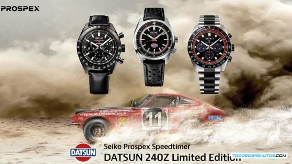 Datsun 240Z y el Safari Rally: La Leyenda Revive en el Seiko Speedtimer