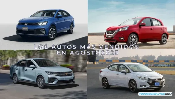 Los 10 Autos Más Vendidos en México en Agosto 2025 y sus Claves
