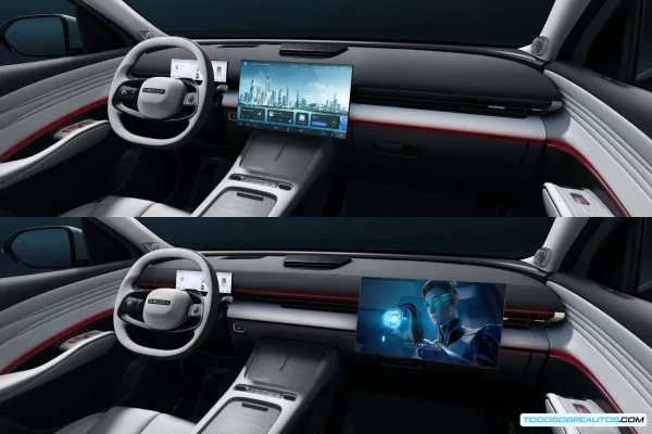 Omoda 7 SHS: La Pantalla Deslizante – ¿Futuro del Infotainment Automotriz?