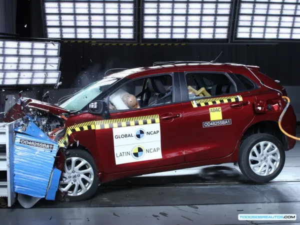 Prueba Latin NCAP del Suzuki Baleno: ¿Por qué solo 2 estrellas de seguridad?